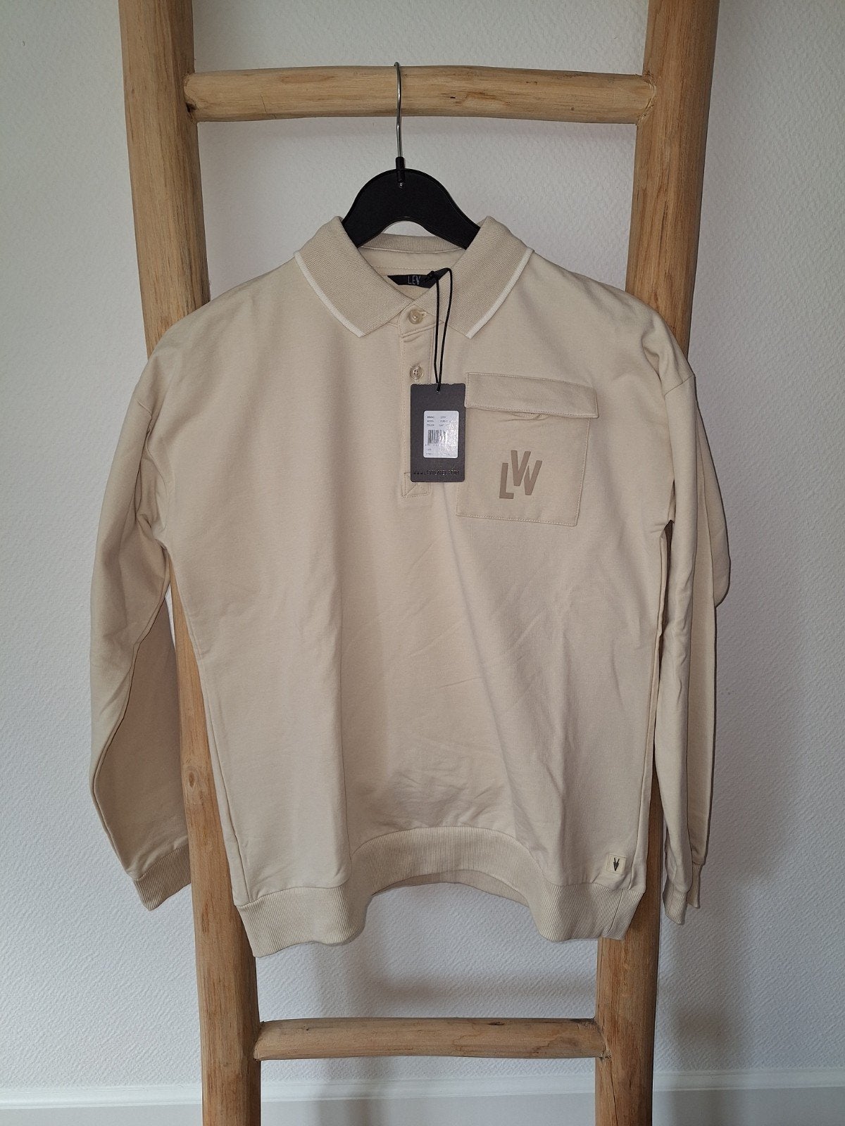 nieuwe crème kleurige Levv longsleeve 176, Ophalen of Verzenden, Nieuw, Meisje, Shirt of Longsleeve