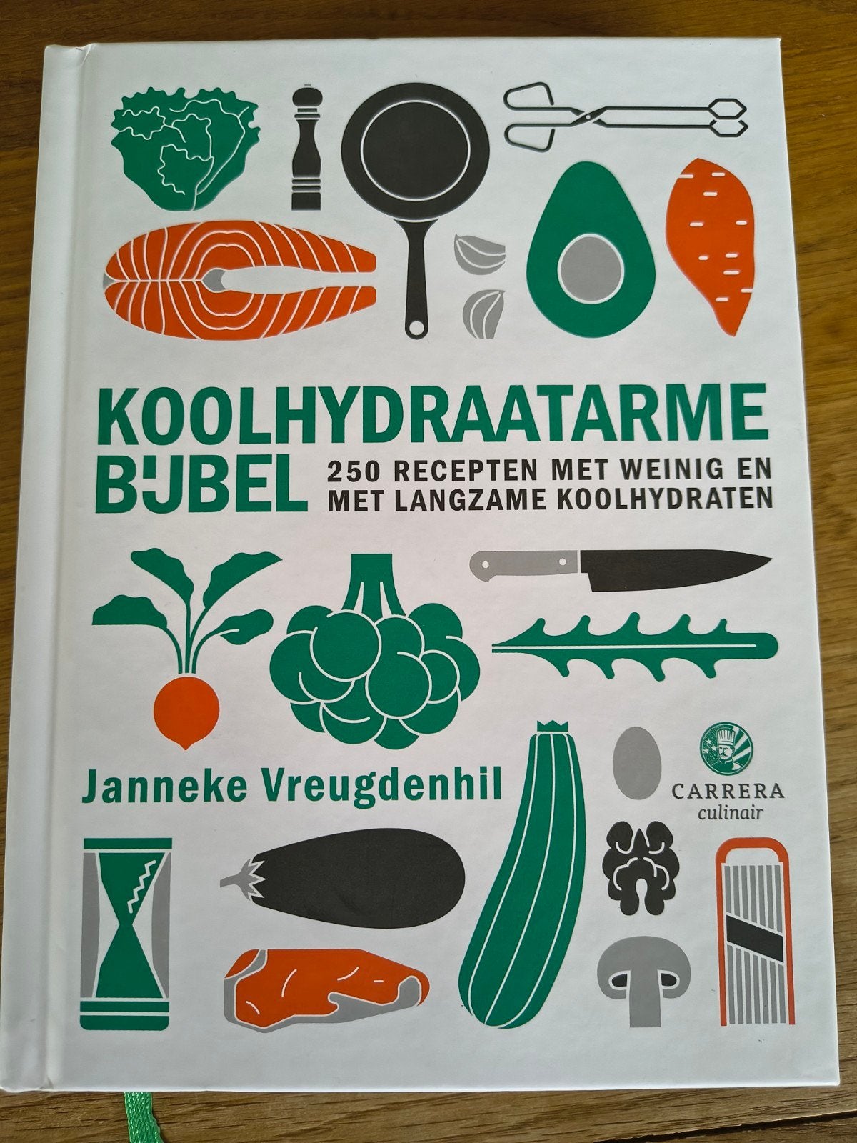 Koolhydraatarme Bijbel - J. Vreugdenhil (kookboek), Voorgerechten en Soepen, Gezond koken, Ophalen of Verzenden, Zo goed als nieuw