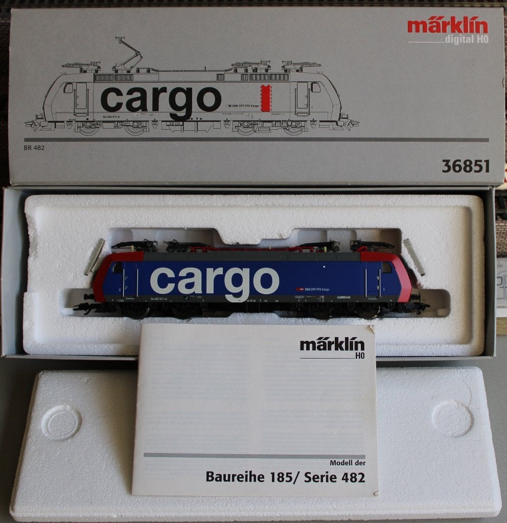 E locomotief CARGO  Br. 482 011-4, Wisselstroom, Locomotief, Ophalen of Verzenden, Zo goed als nieuw