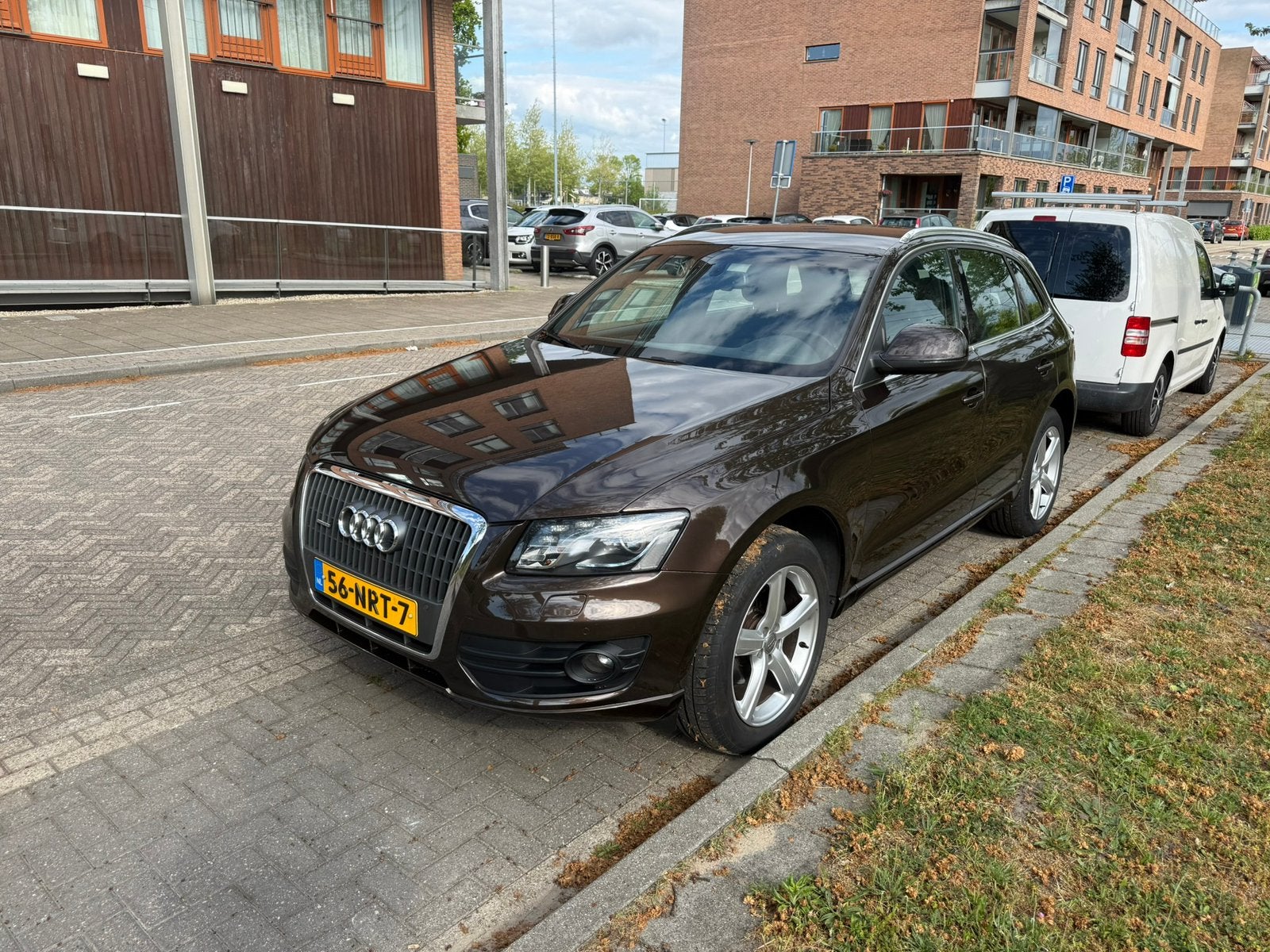Audi Q5 2.0 Tfsi Quattro S-tronic 2010 Bruin, Auto's, Audi, Automaat, 1730 kg, 4 cilinders, Origineel Nederlands