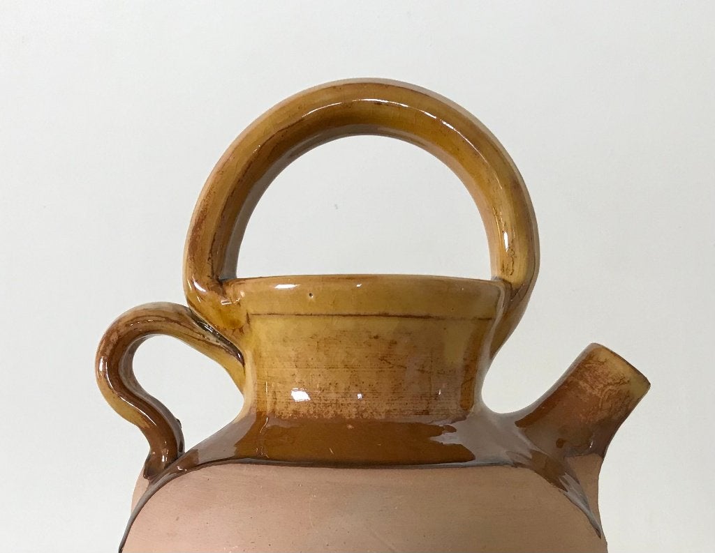Zuid-Franse gargoulette cruche waterkan terracotta, Ophalen of Verzenden