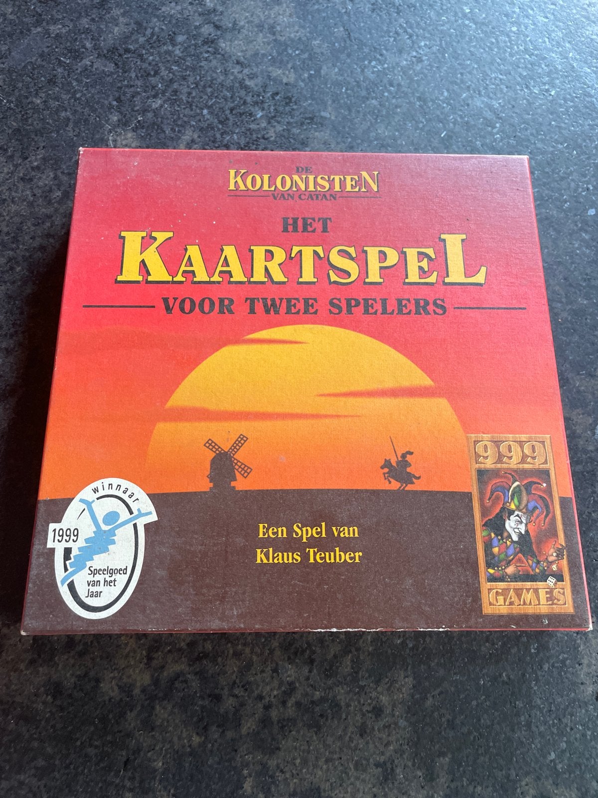 Kolonisten van Catan: Het Kaartspel - Compleet met handleidi, Een of twee spelers, Ophalen of Verzenden, Gebruikt
