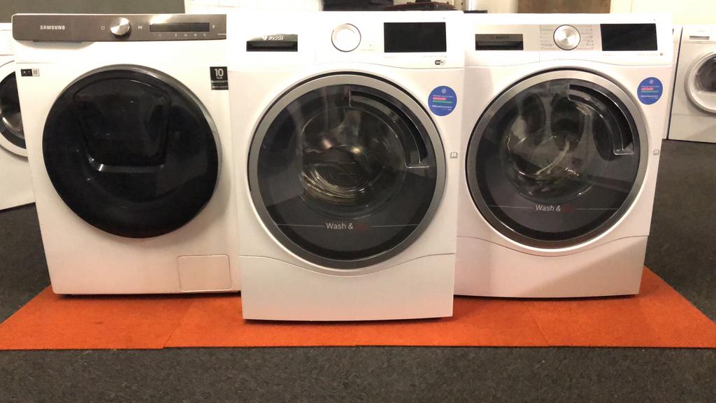 Wasmachine Bosch Siemens Droger Garantie Venlo Roermond, Witgoed en Apparatuur, Ophalen, 6 tot 8 kg, Minder dan 85 cm, 1600 toeren of meer