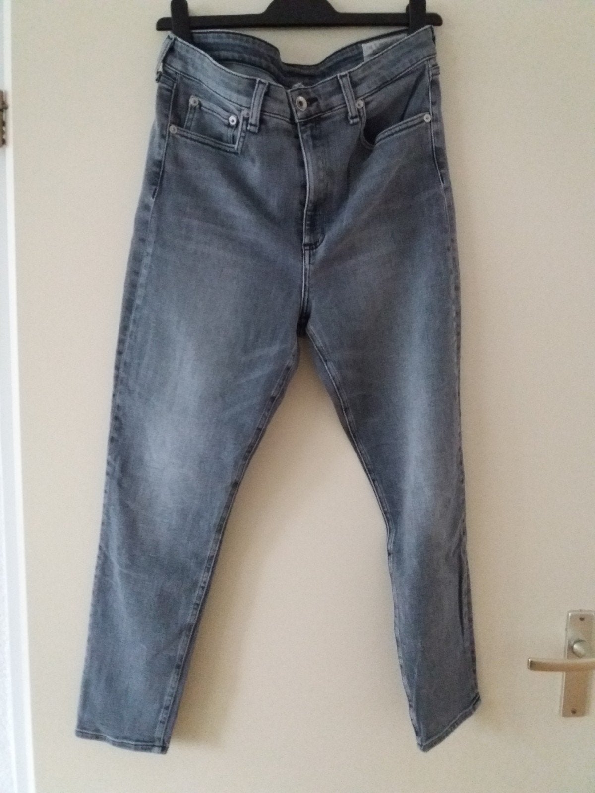 zgan amper gedragen grijze jeans Rag&Bone New York mt 31, Ophalen of Verzenden, Zo goed als nieuw, Grijs, W30 - W32 (confectie 38/40)