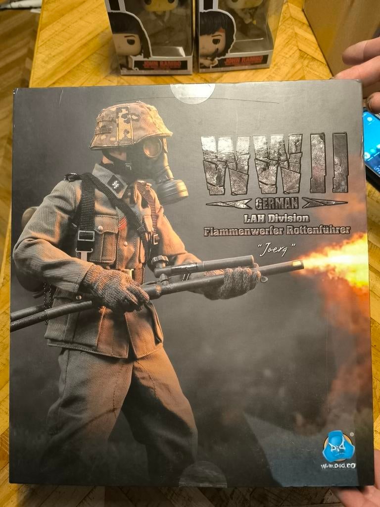 WWII Duitse LAH Divisie Flammenwerfer Rotteführer Figuur, Verzamelen, Militaria | Tweede Wereldoorlog, Ophalen of Verzenden