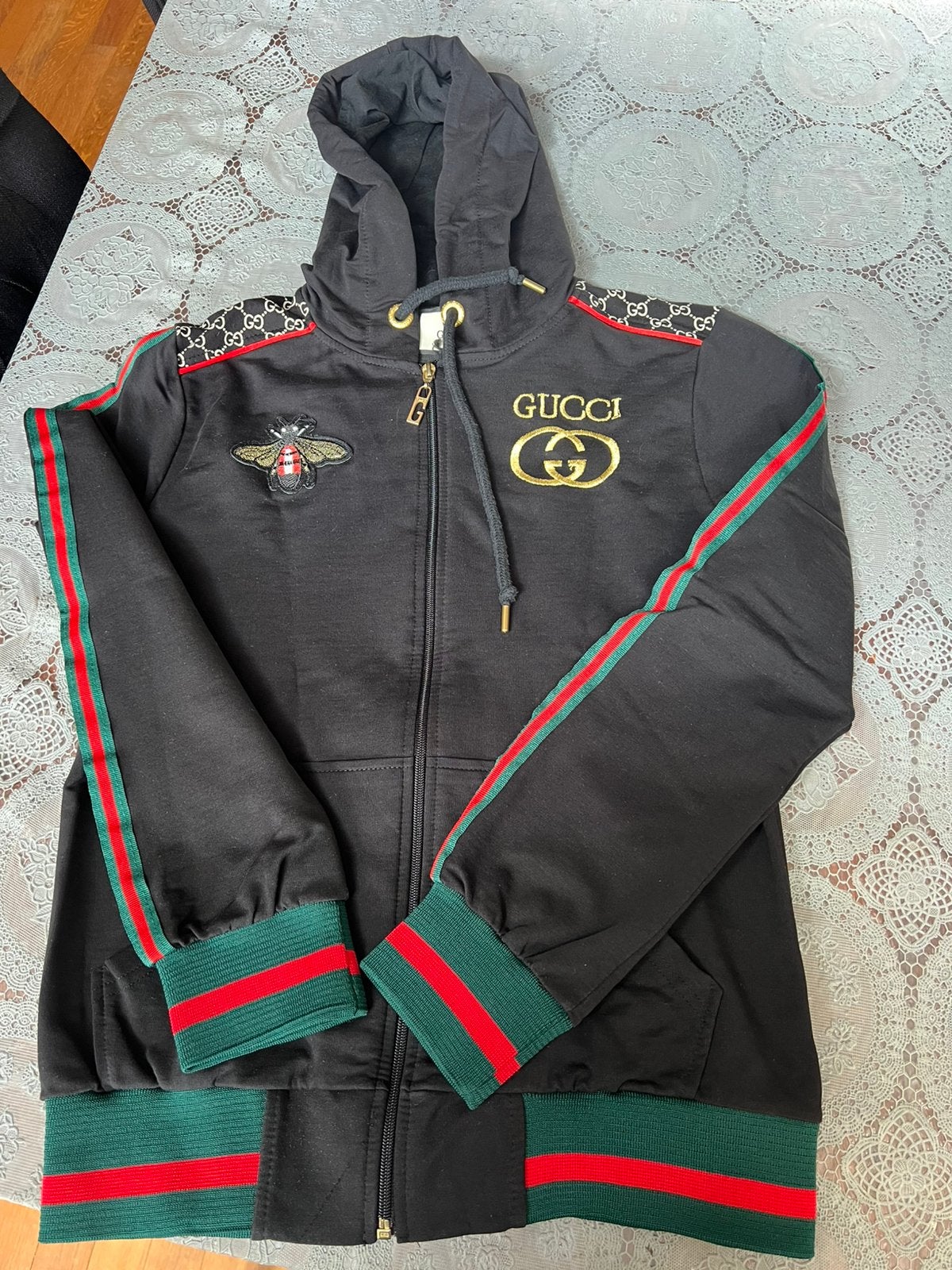 Nieuw zwart Gucci huispak - Maat L, Kleding | Dames, Ophalen of Verzenden, Nieuw, Maat 42/44 (L), Zwart