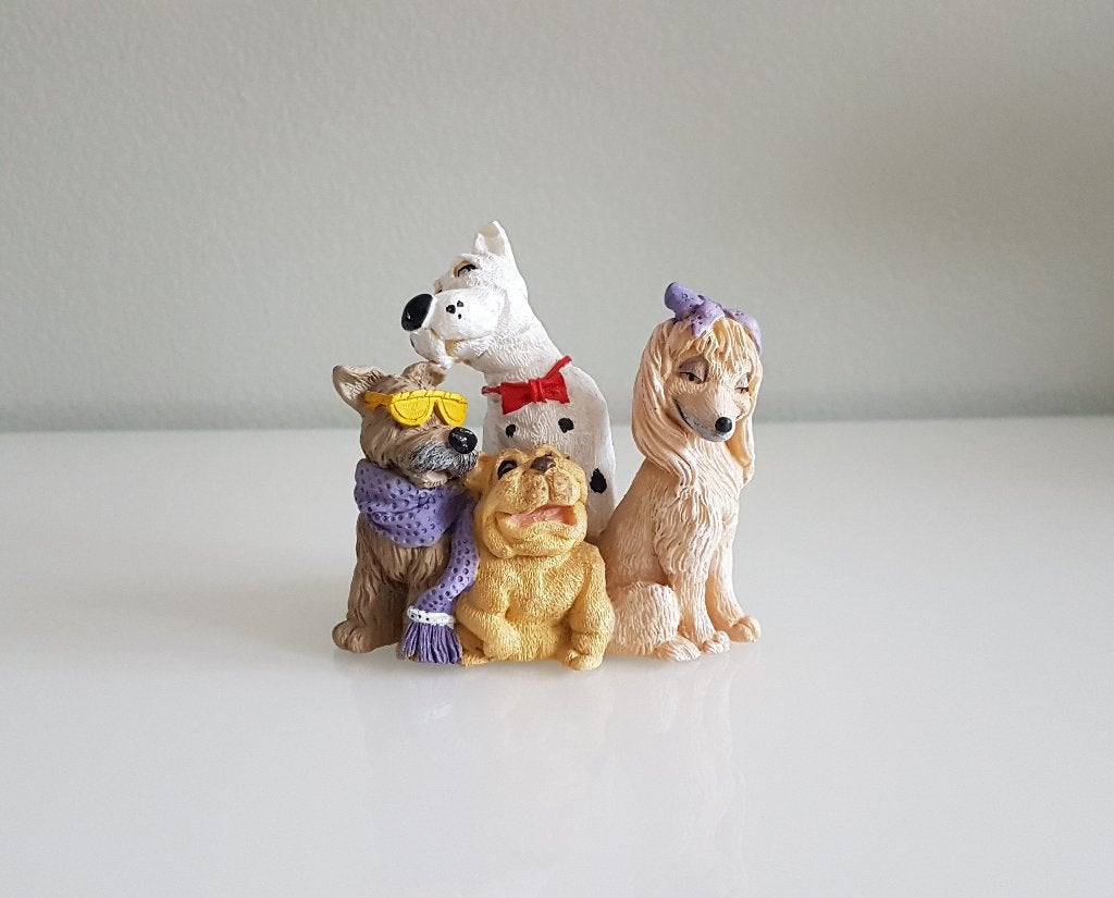 Beeldje honden uit 101 Dalmatiërs, Ophalen of Verzenden, Overige figuren, Zo goed als nieuw, Beeldje of Figuurtje