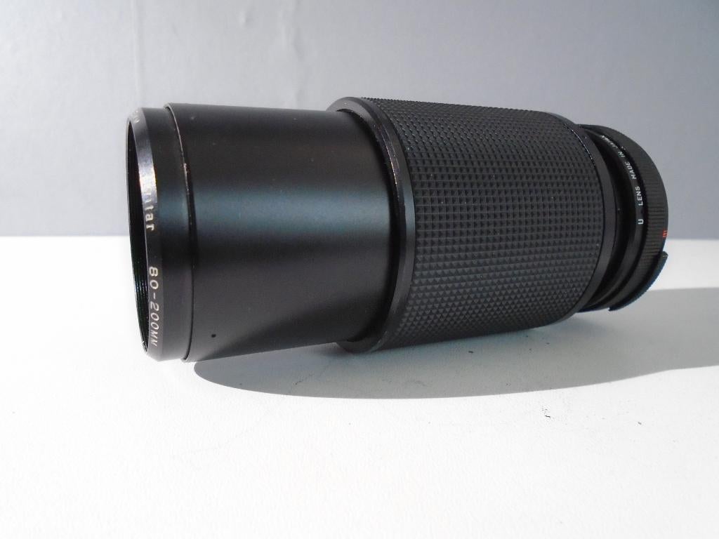 Vivitar 80-200mm 1:4.5 auto zoom. u lens 55mm, Ophalen of Verzenden, Zo goed als nieuw, Telelens, Zoom