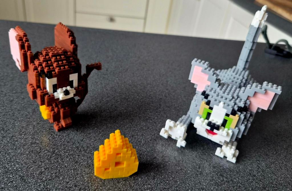 Tom & Jerry bouwsets - Micro bouwstenen, Kinderen en Baby's, Speelgoed | Bouwstenen, Gebruikt, Overige merken, Ophalen of Verzenden