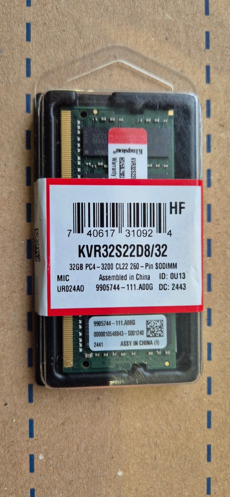 Nieuwe 32GB DDR4 SODIMM RAM module voor laptops, 32 GB, DDR4, Nieuw, Ophalen of Verzenden