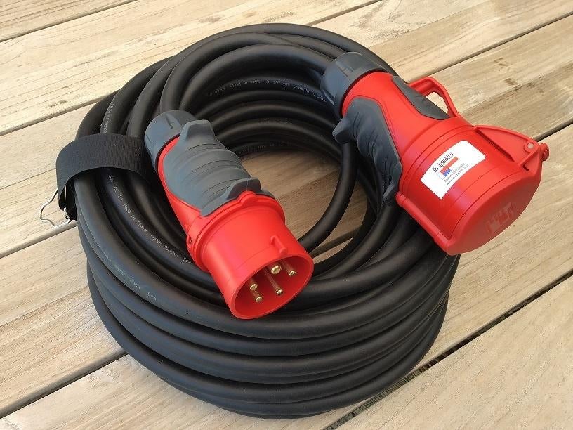 CEE 32A 25 meter krachtstroom verlengkabel 400V IP54, Verzenden, Nieuw, Apparatuur