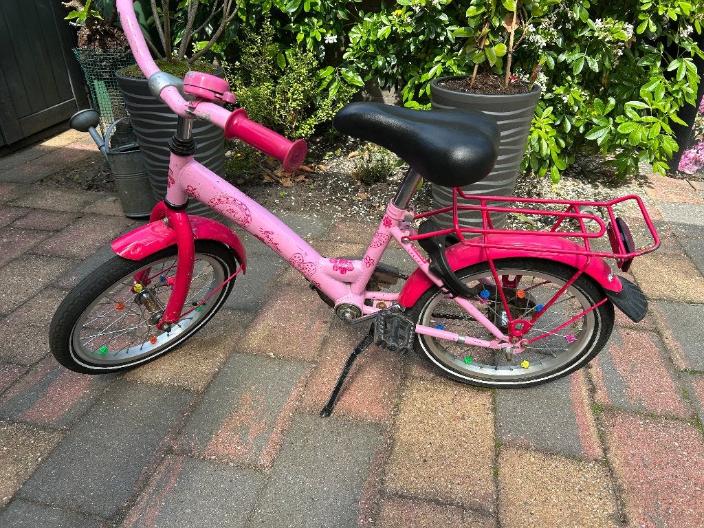 Kinderfietsje, Fietsen en Brommers, Ophalen, Gebruikt, Terugtraprem, 16 tot 20 inch
