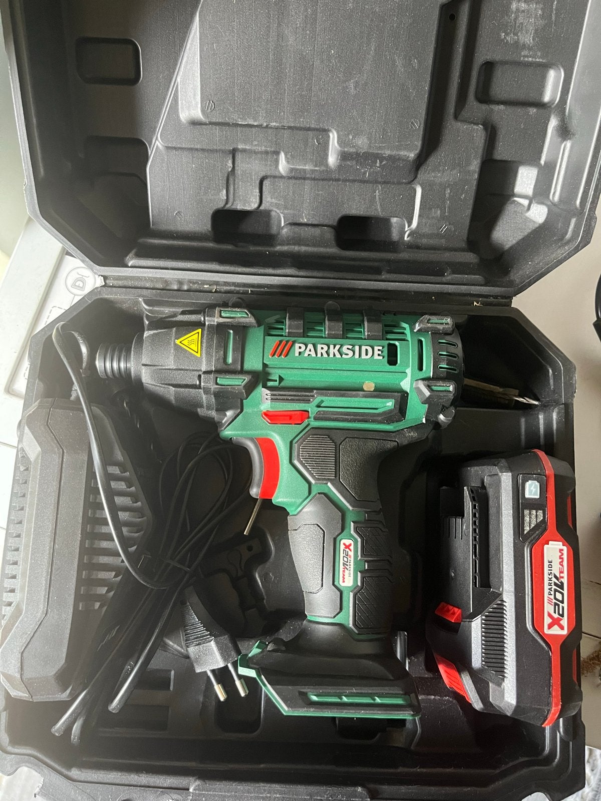 Parkside PDSSA 20-Li A1 Accu Slagschroevendraaier, Variabele snelheid, Ophalen of Verzenden, Minder dan 400 watt, Zo goed als nieuw