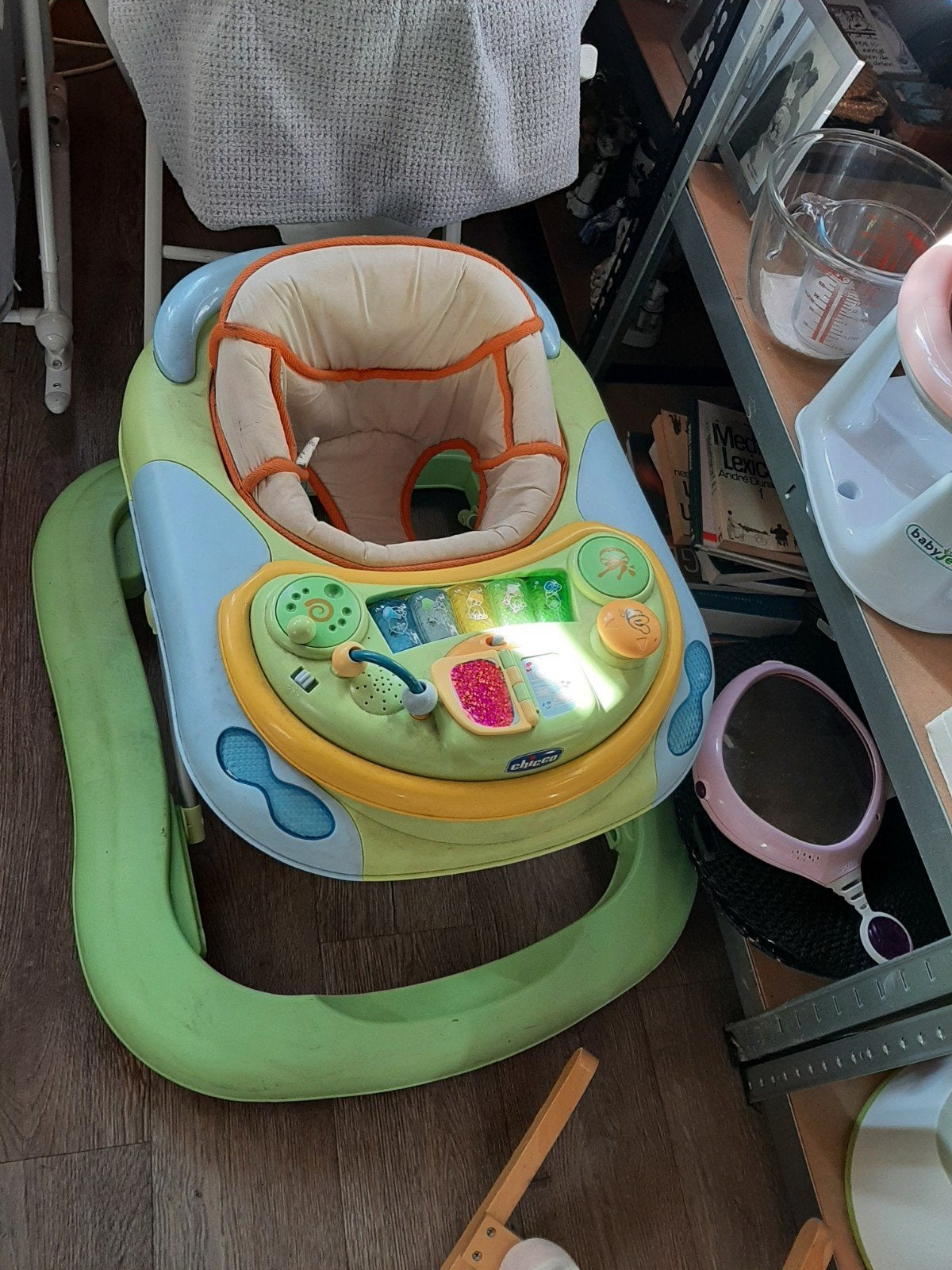 loopstoeltje en één buggy, Ophalen of Verzenden, Gebruikt