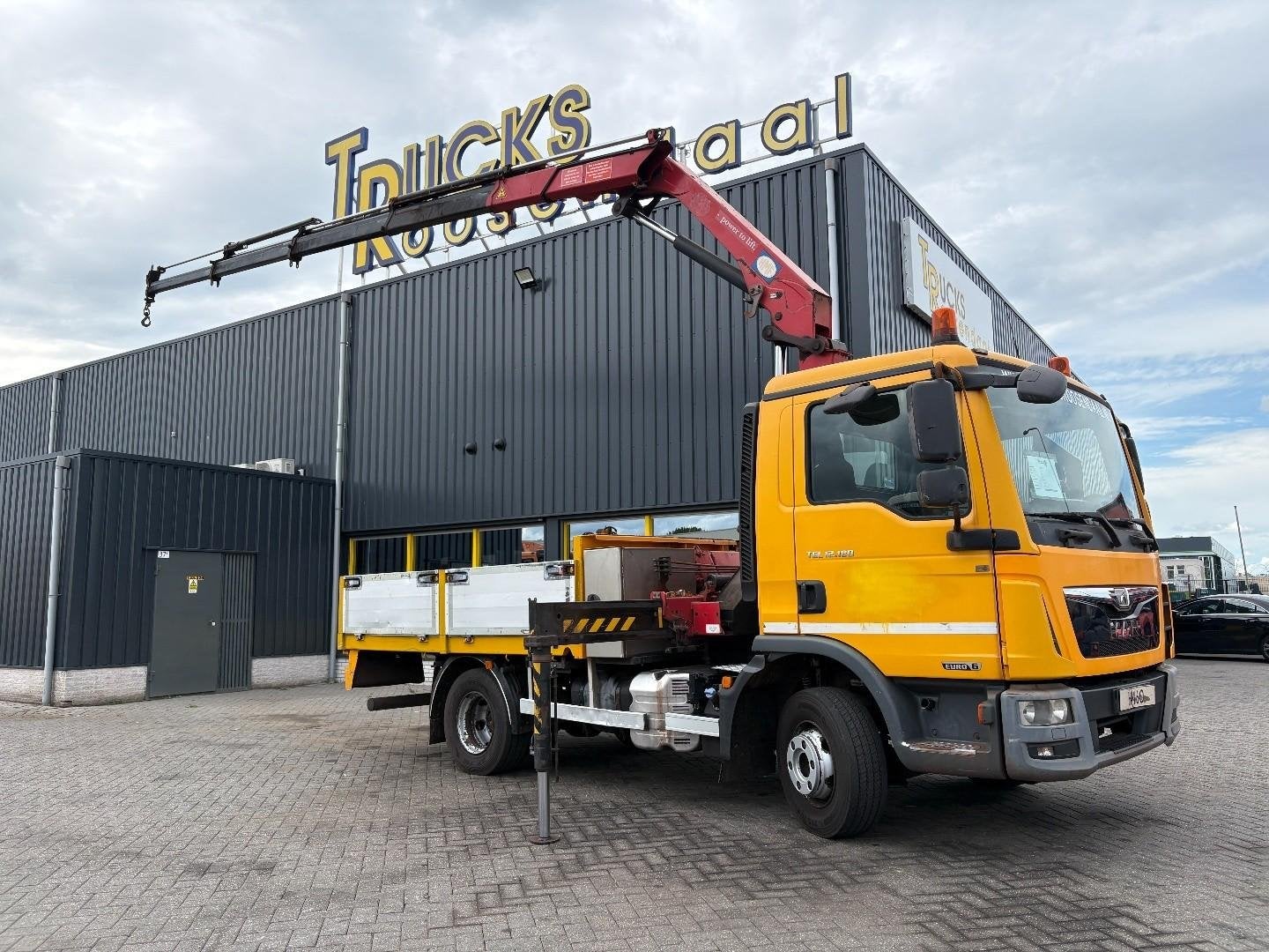 MAN TGL 12.280 + HMF 1120 K-4 + REMOTE + EURO 6 + 40897 KM +, Auto's, Automaat, Achterwielaandrijving, Euro 6, MAN