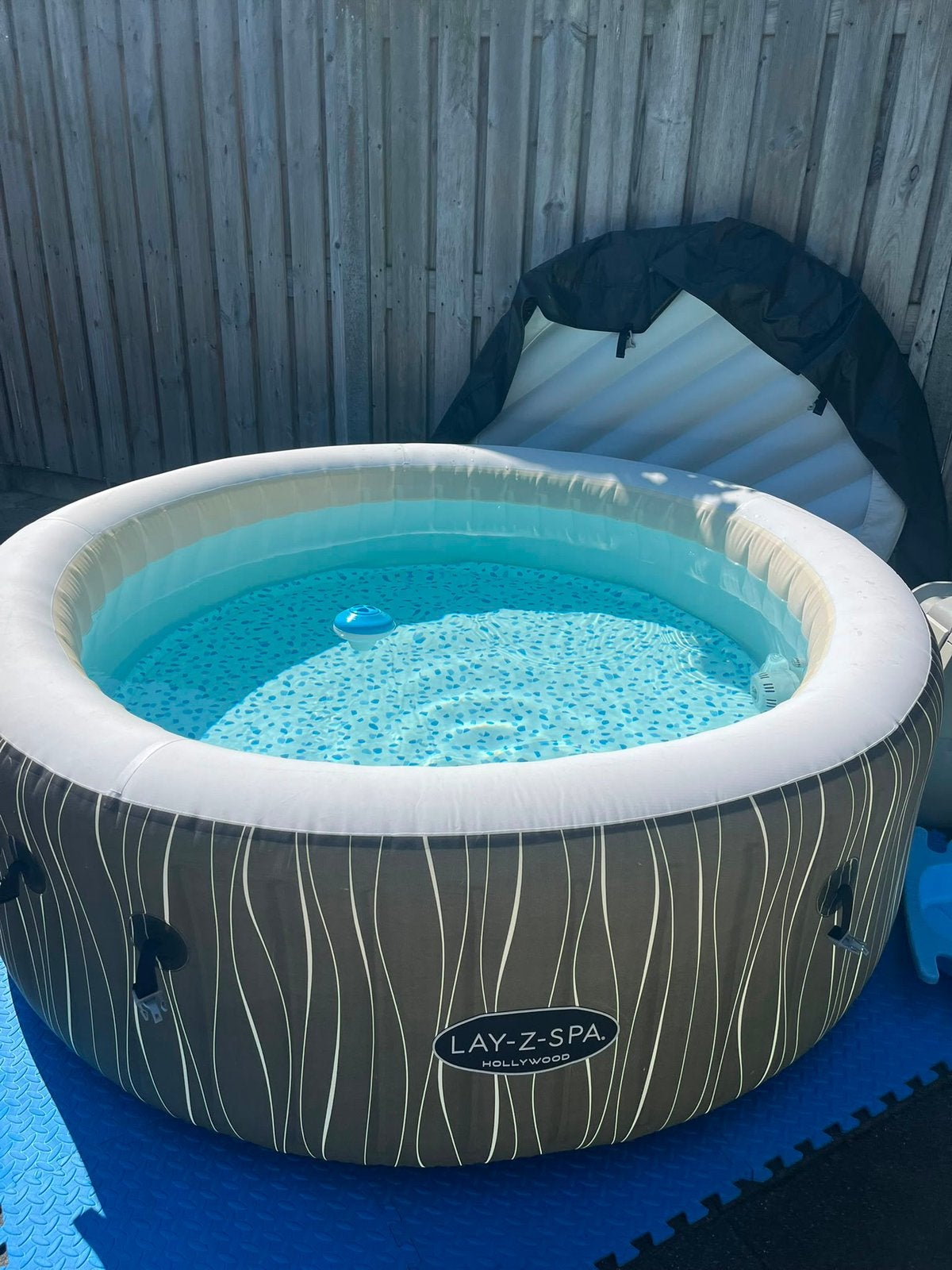 Jacuzzi lay-Z-spa Hollywood met LED, Ophalen of Verzenden, Zo goed als nieuw, Filter, Opblaasbaar