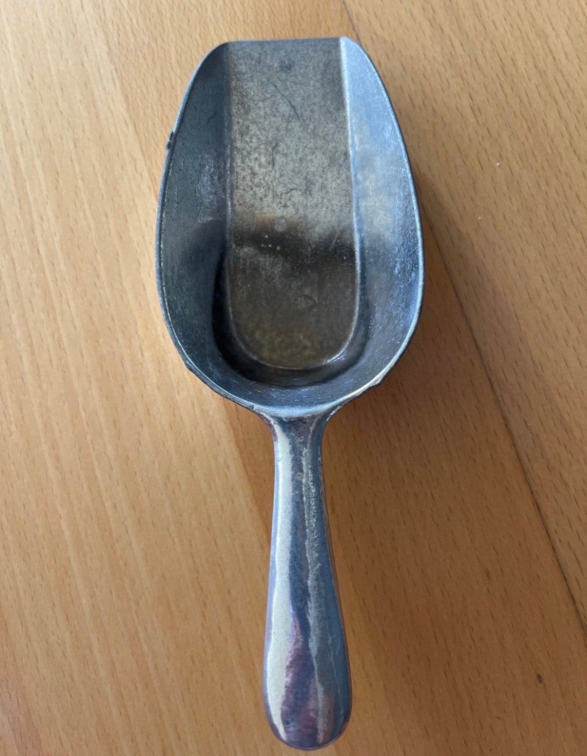 Vintage metal schepje voor suiker of meel, Ophalen of Verzenden