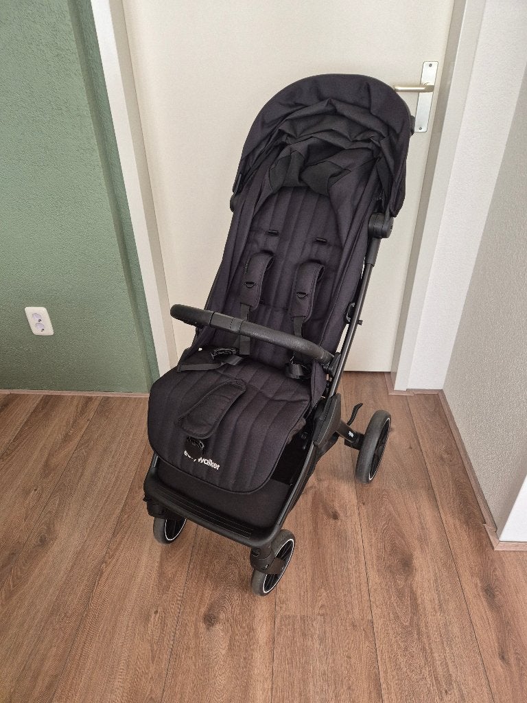Easywalker Jackey² XL Buggy Zwart | incl. regenhoes l, Kinderen en Baby's, Buggy's, Ophalen, Zo goed als nieuw, Overige merken