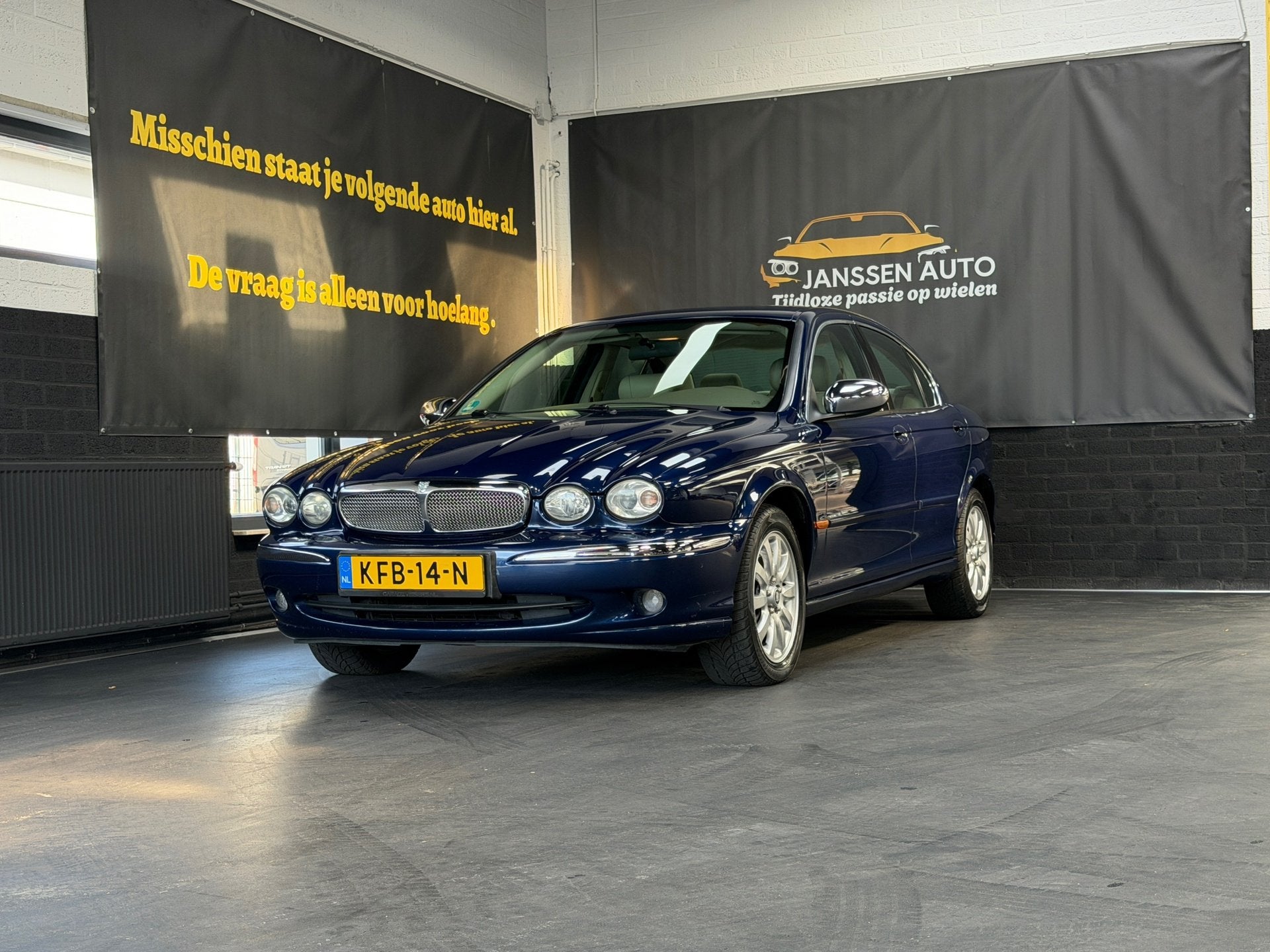 Jaguar X-type 2.5 V6 Sport 4WD | Lage Km stand | Leder | Aut, Auto's, 196 pk, Gebruikt, Beige, 2495 cc