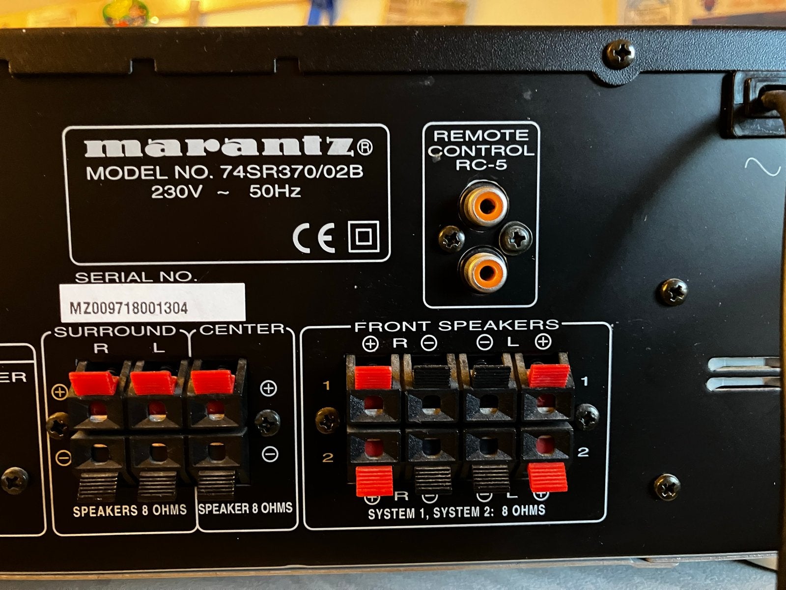 Marantz SR370 Audio/Video Surround Receiver, Marantz, Gebruikt, Ophalen of Verzenden, 60 tot 120 watt