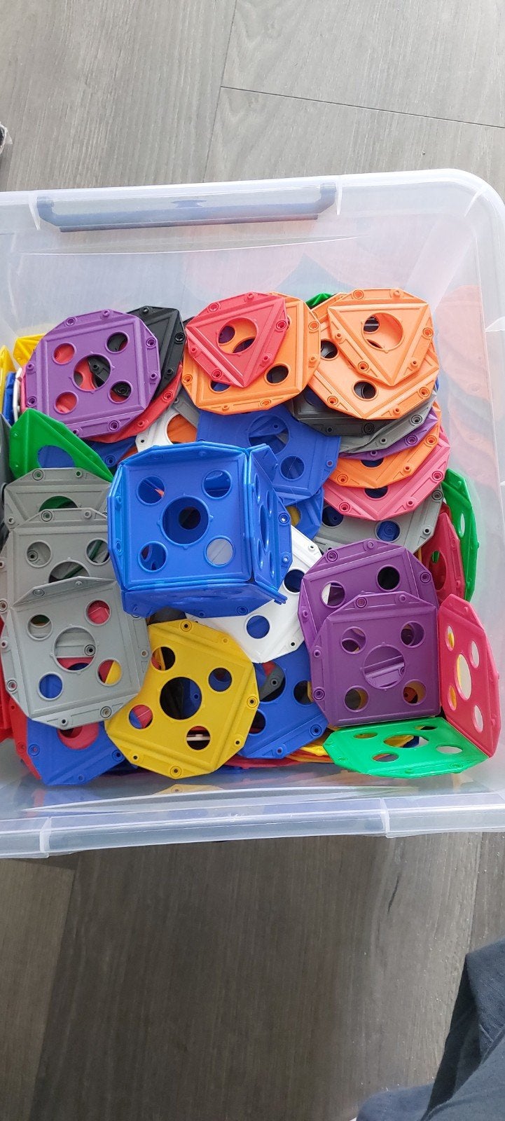 Triqo bouwblokken +- 500 stuks!!, Ophalen