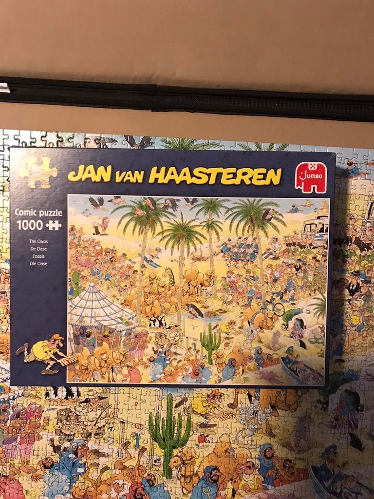 Jan van Haasteren, de oase, Ophalen, 500 t/m 1500 stukjes, Zo goed als nieuw