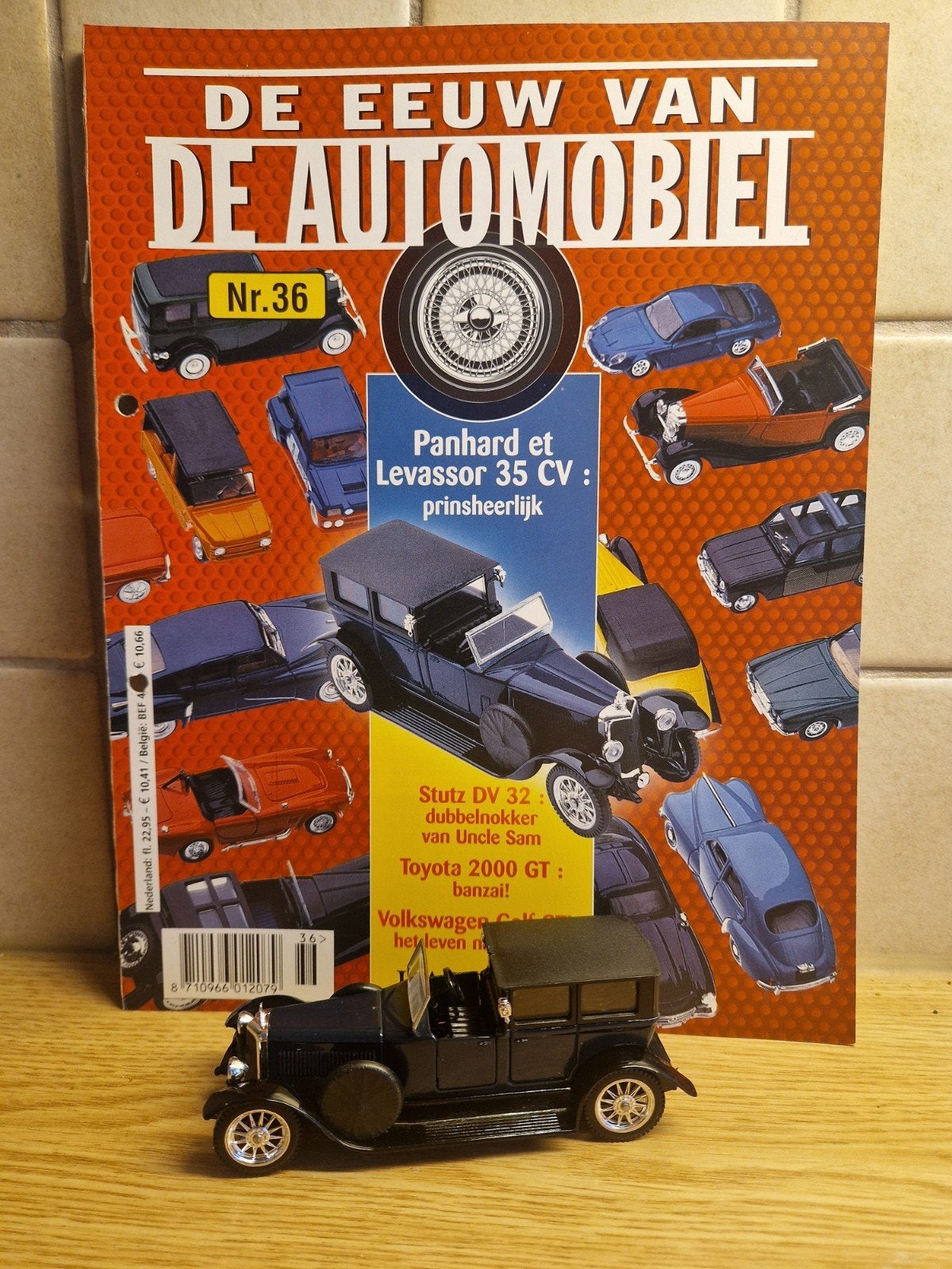 solido panhard lavassor 1925 tijdschrift doosje, Ophalen of Verzenden, Zo goed als nieuw, Auto, Solido