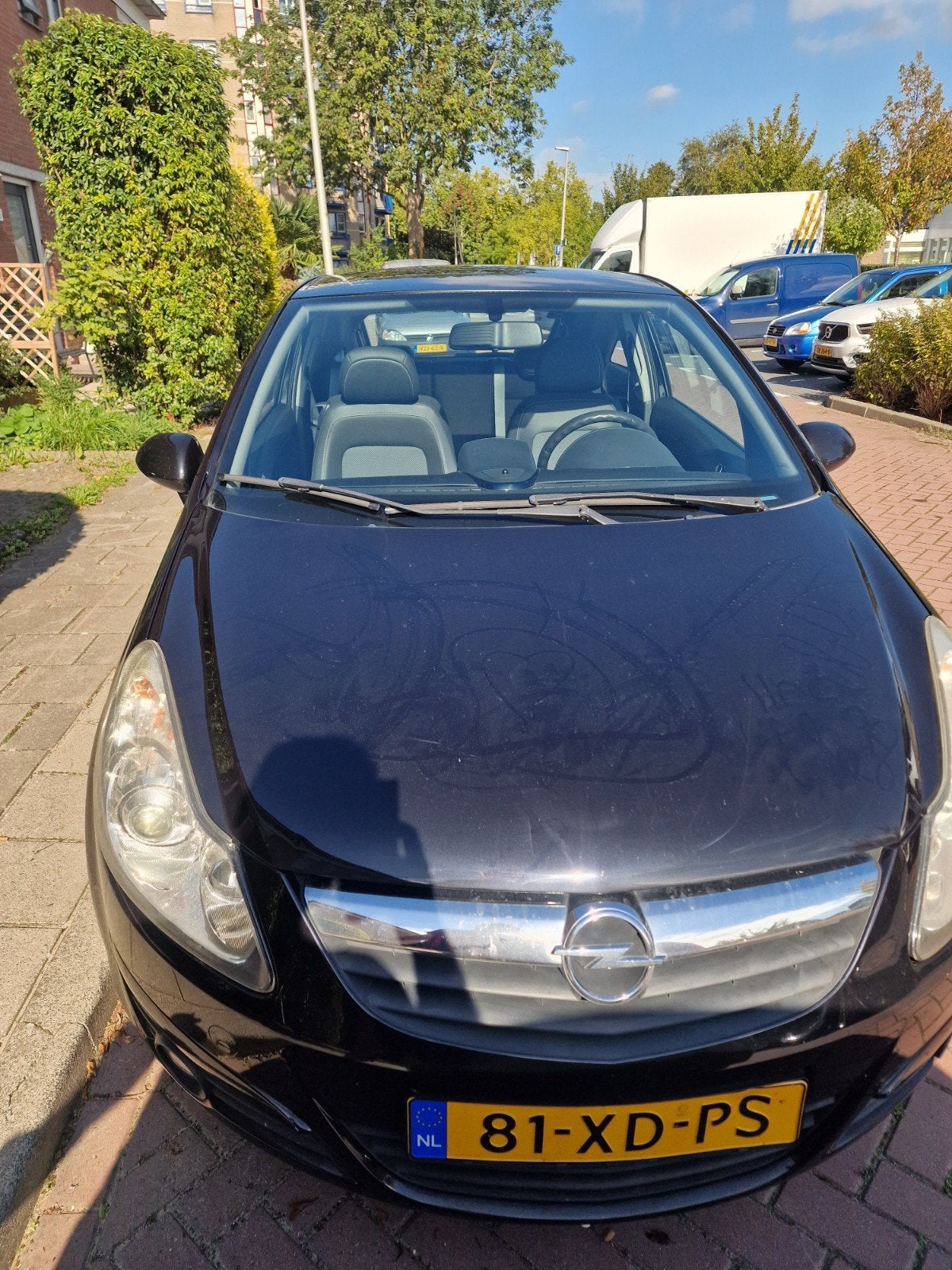 Opel Corsa 1.4 16V 3D AUT 2007 Zwart, Auto's, 15 km/l, 4 cilinders, Origineel Nederlands, 1364 cc