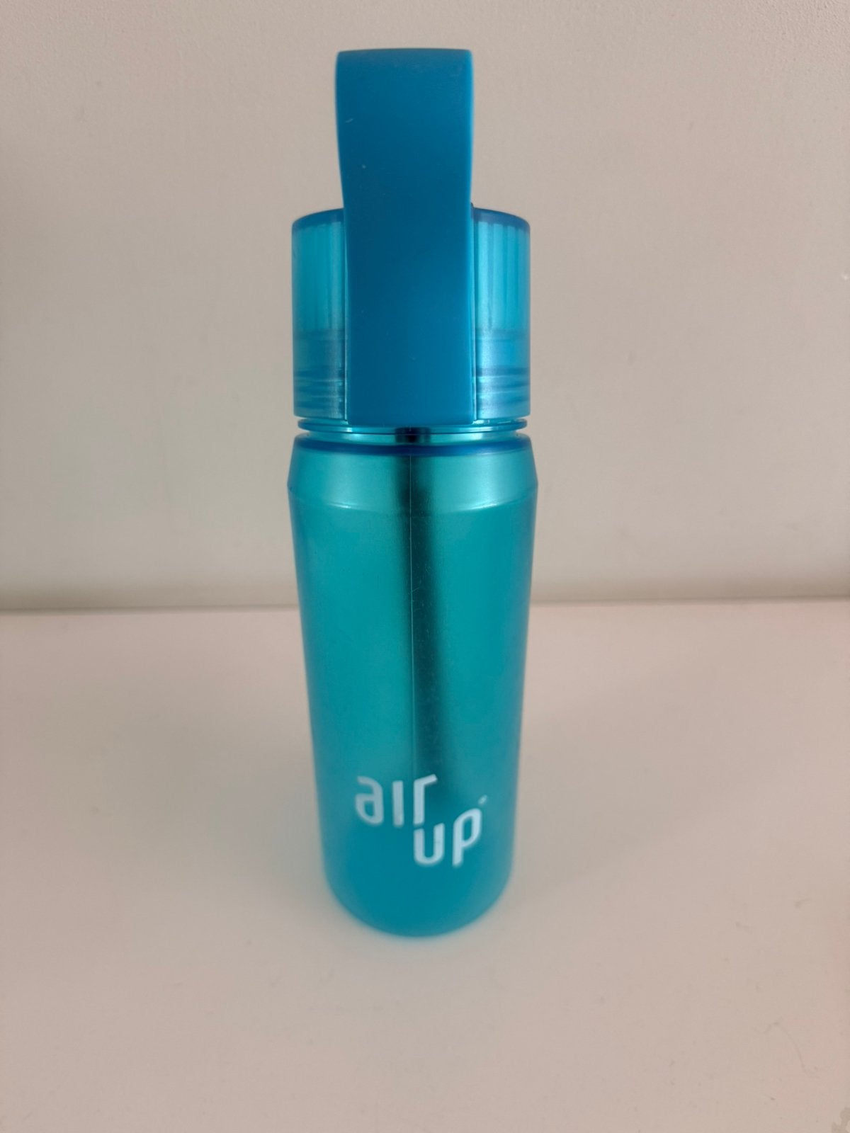 Air up drinkfles blauw turquoise Air-up, Sport en Fitness, Bidons, Ophalen of Verzenden, Gebruikt