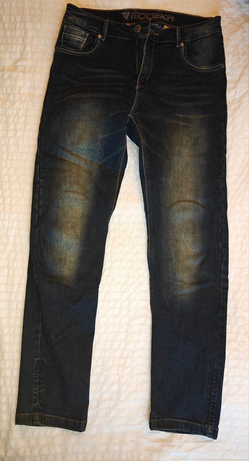 Motorjeans Modeka Glenn Slim Kevlar  - Maat 32/32, Heren, Ophalen of Verzenden, Broek | textiel, Modeka