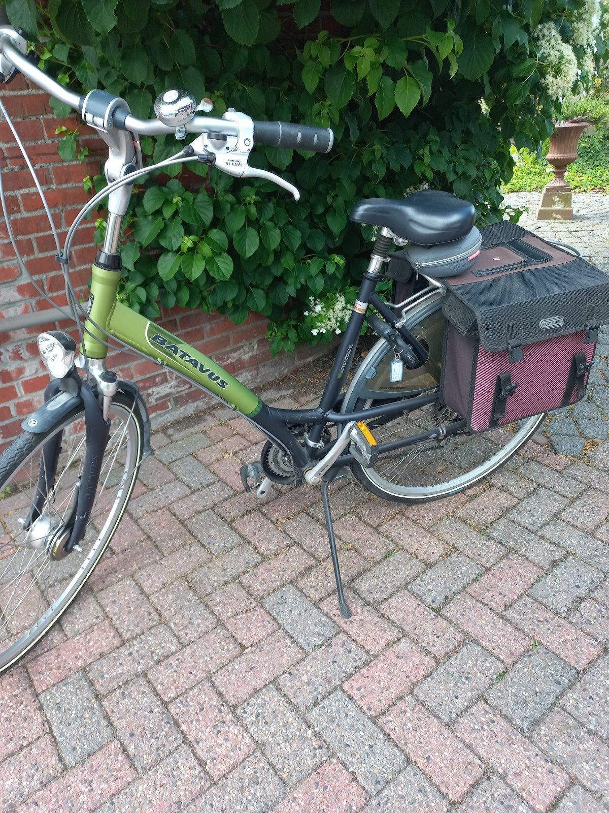 Batavus damesfiets, Ophalen