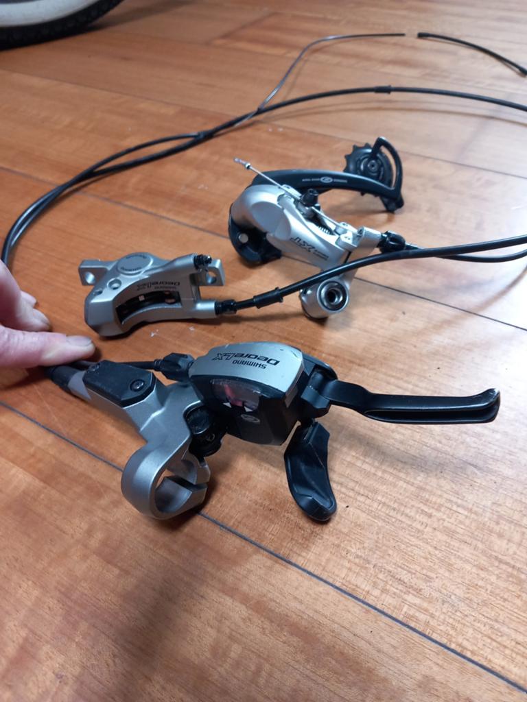 Shimano deore lx groep, Fietsen en Brommers, Fietsonderdelen, Remmen, Ophalen of Verzenden, Racefiets, Aluminium
