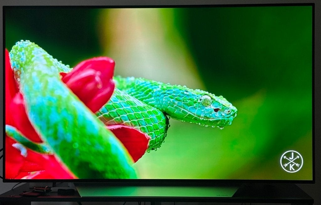LG OLED55C7V 55 inch OLED TV – werkt goed, met inbranding