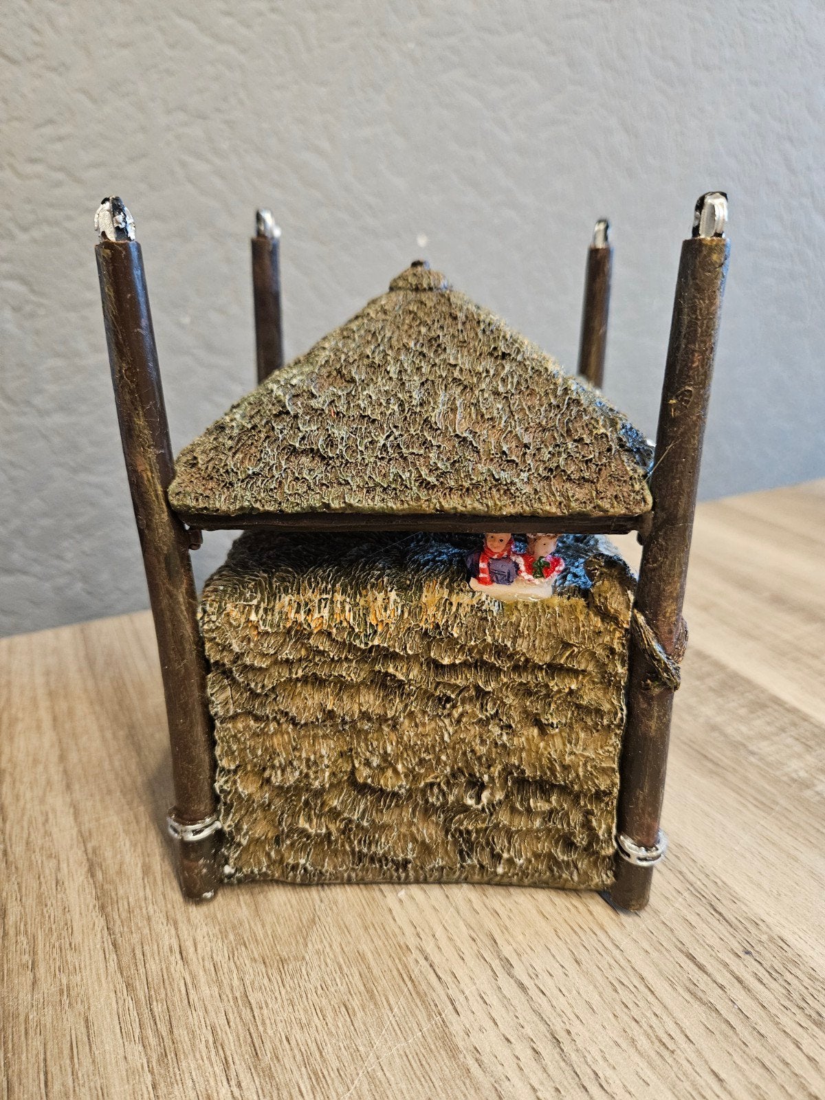 Kerst miniatuur hooiberg - kerstdorp  - Intratuin, Ophalen of Verzenden, Zo goed als nieuw
