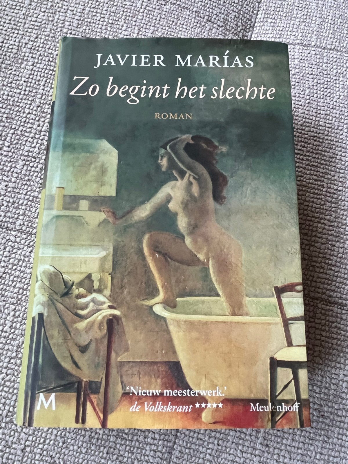 Zo begint het slechte - Javier Marías (Roman), Boeken, Ophalen of Verzenden, Zo goed als nieuw, Nederland