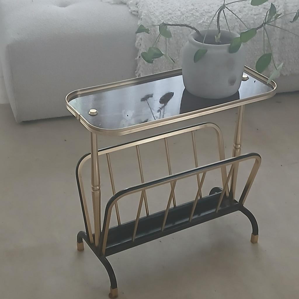 Vintage lectuurtafel tafeltje bijzettafel, Huis en Inrichting, Ophalen of Verzenden