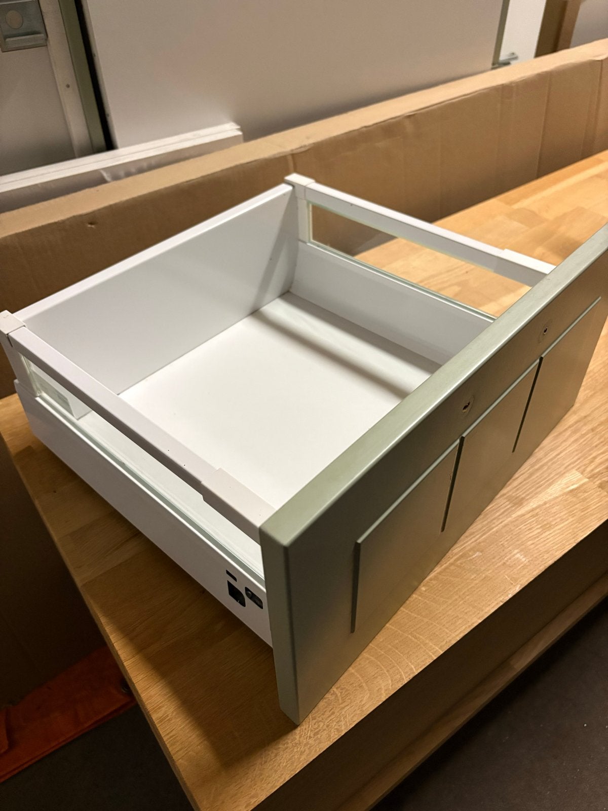 IKEA MAXIMERA Lades wit 40x37 cm, Ophalen, Overige typen, IKEA, Zo goed als nieuw