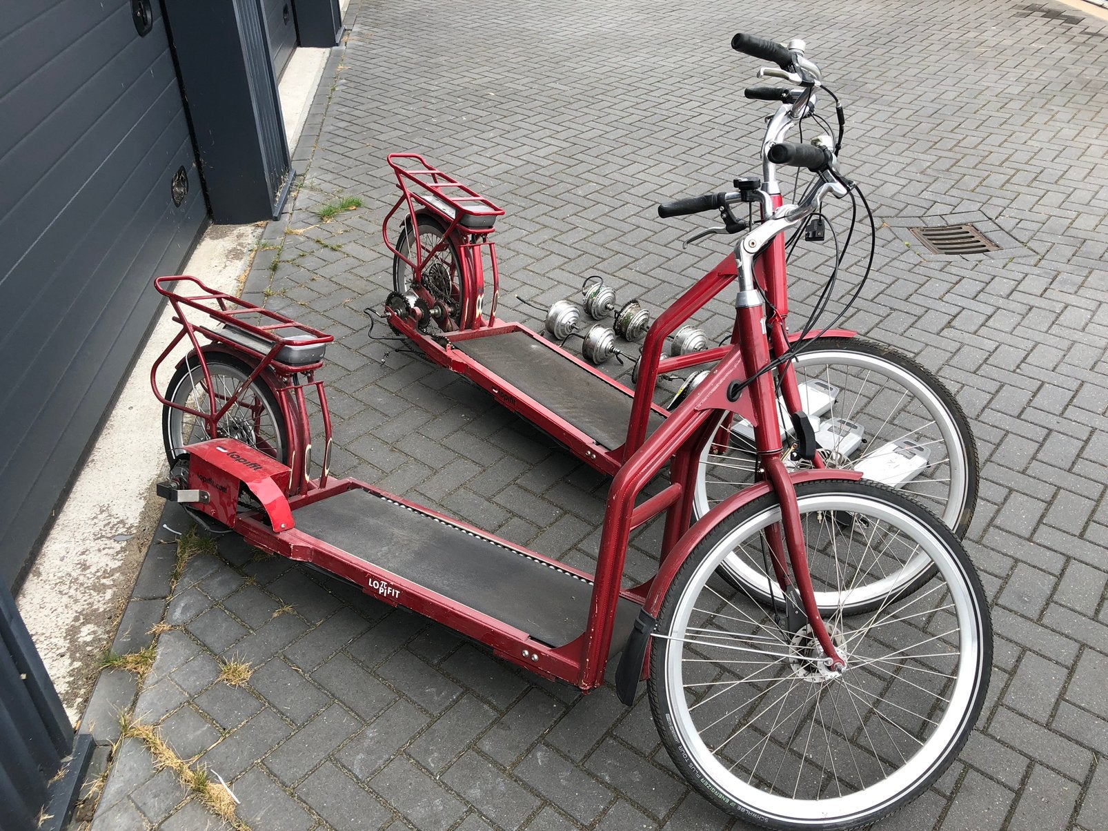 2x Lopifit loopbandfietsen loop/sloop incl onderdelen, Ophalen, Gebruikt, Elektrische step (E-scooter)