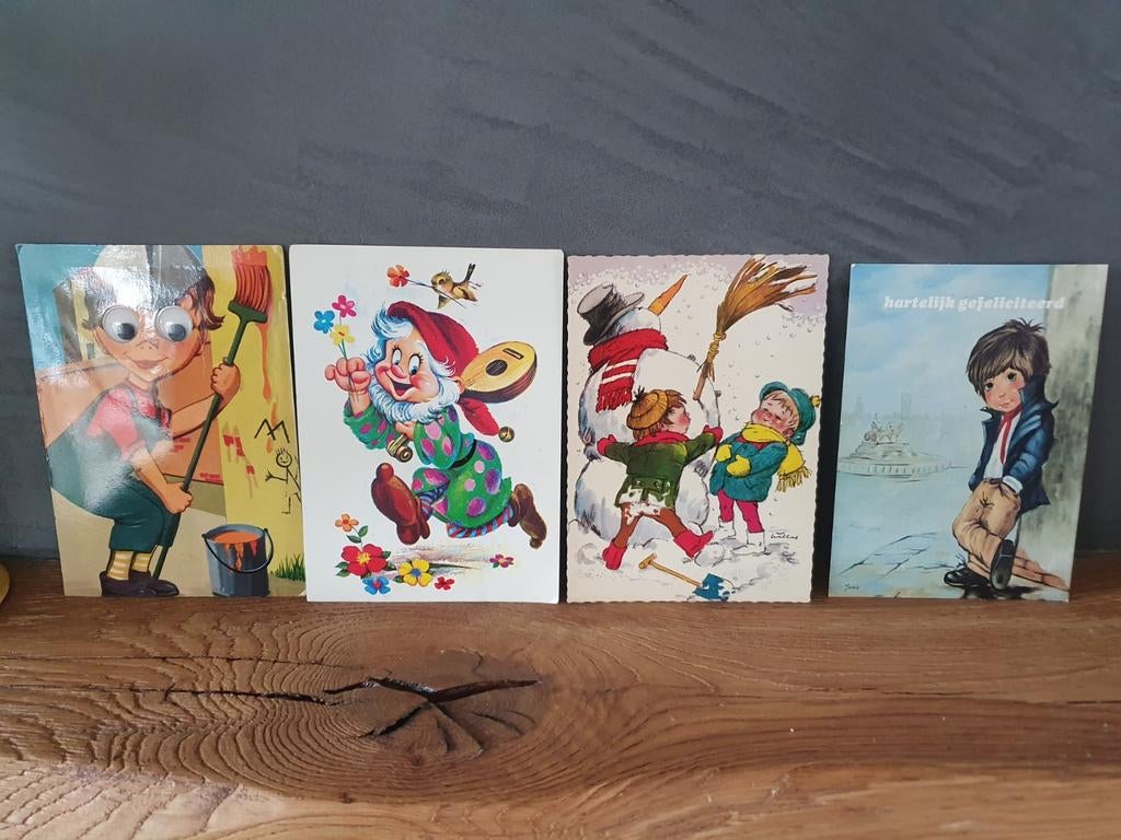5 leuke oude ansichtkaarten jaren 60, Ophalen of Verzenden, 1960 tot 1980