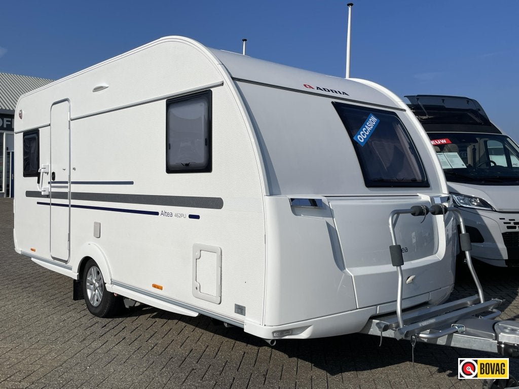Adria Altea 462 PU AIRCO/MOVER/TENT/FIETSEND, Caravans en Kamperen, Caravans, Rondzit, Bedrijf, 4 tot 5 meter, Tot en met 4