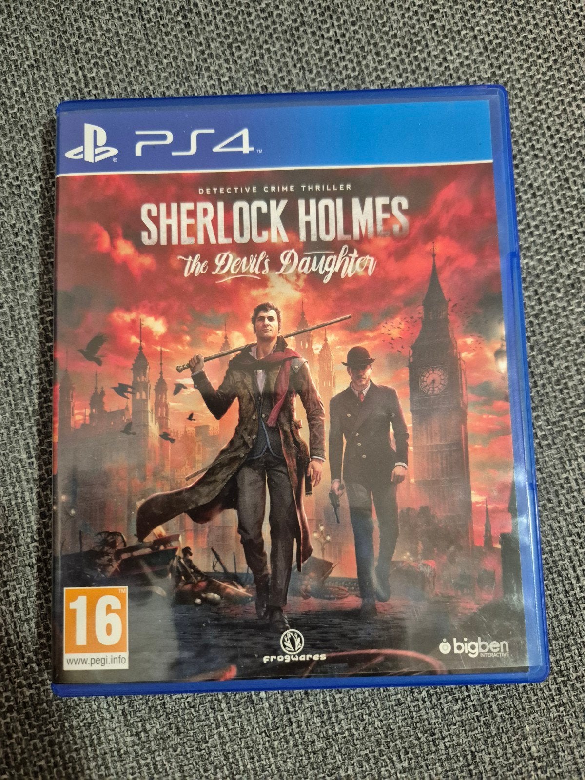 Sherlock holmes - ps4 , playstation 4, 1 speler, Ophalen of Verzenden, Zo goed als nieuw, Vanaf 3 jaar