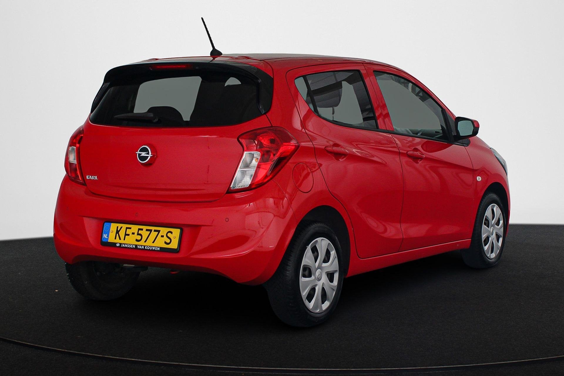 Opel KARL 1.0 ecoFLEX Edition Airco Cruise control Parkeerse, Stof, Gebruikt, 23 km/l, Origineel Nederlands