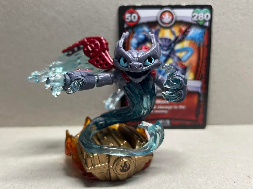 Skylanders SuperChargers Spitfire mét Battlecast kaart, 1 speler, Racen en Vliegen, Ophalen of Verzenden, Zo goed als nieuw
