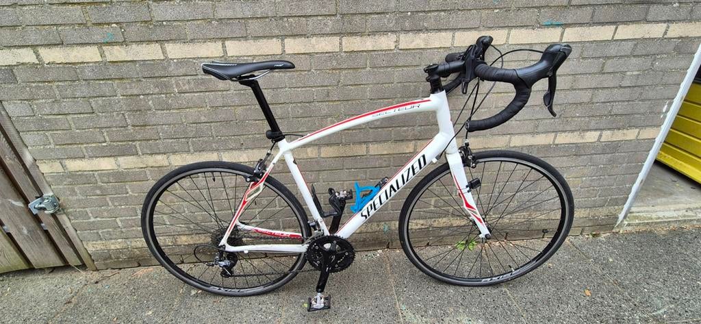 Specialized Secteur Racefiets - Wit/Rood, Fietsen en Brommers, Fietsen | Racefietsen, 28 inch, Gebruikt, Aluminium, 57 tot 61 cm