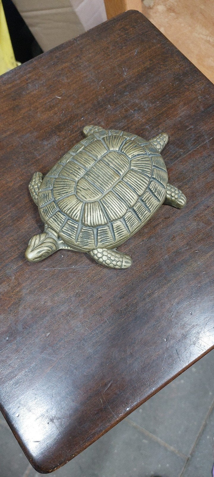 Vintage messing schildpad asbak/schaaltje, Ophalen of Verzenden