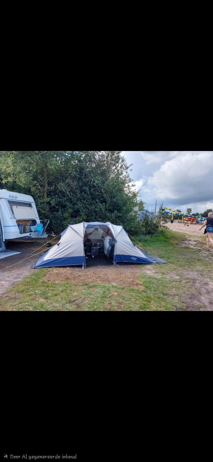 Aloha tent duo ( 4 persoons ), Caravans en Kamperen, Tenten, Ophalen, Gebruikt, Tot en met 4