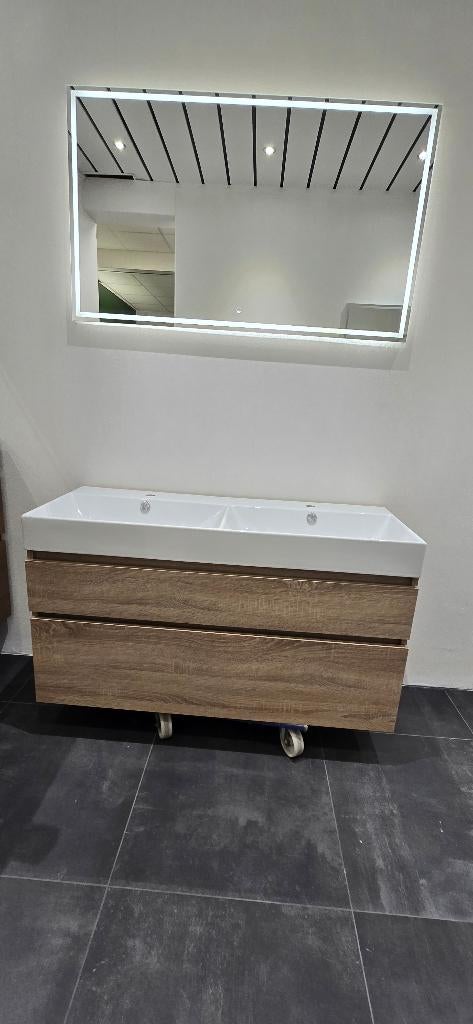 Primabad badkamermeubel 120 cm - showmodel, Huis en Inrichting, Badkamer | Badkamermeubels, Ophalen, 100 tot 150 cm, Nieuw, Minder dan 100 cm