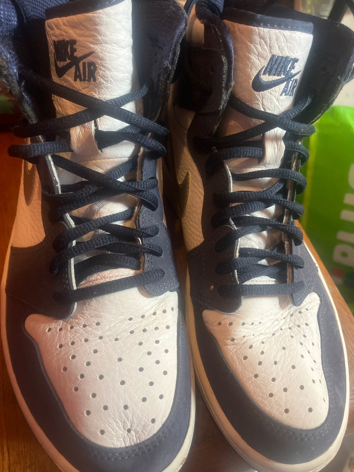 Nike Air Jordan 1 Retro High OG CO.JP Midnight Navy, Verzenden, Gedragen, Blauw, Sneakers of Gympen