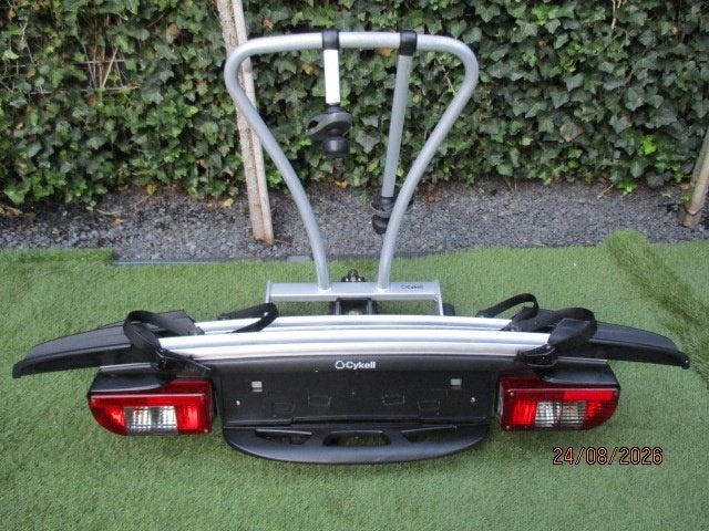 fietsendrager voor 2 elektrische fietsen Cykell, Auto diversen, Fietsendragers, Ophalen, Zo goed als nieuw, Brede banden, 2 fietsen
