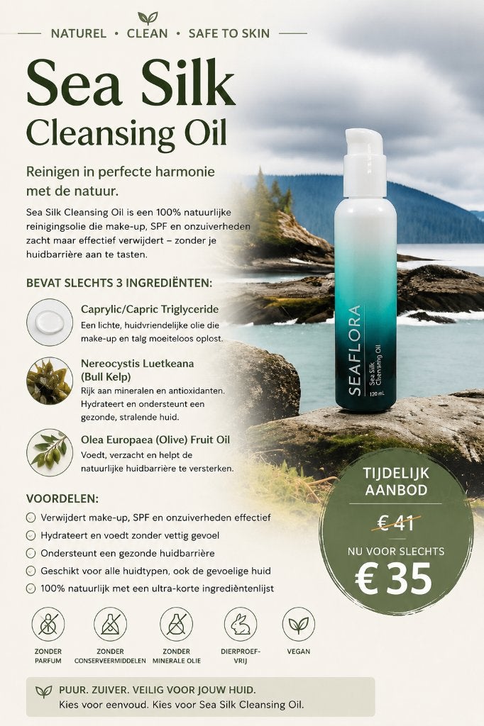 Sea Silk Cleansing Oil, Verzenden, Nieuw, Gehele gezicht, Reiniging